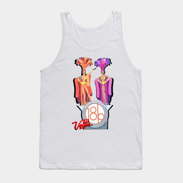 Vegas Showgirls - Arts District Version 2.0 Tank Top by Black Country Vlogger